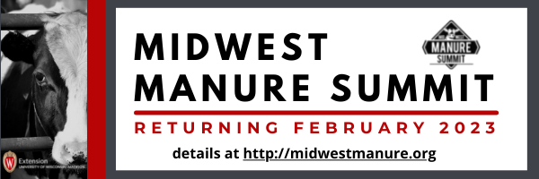 Midwest Manure Summit Banner indicating the return in February 2023.