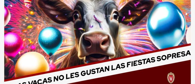 A las vacas no les gustan las fiestas sorpresa