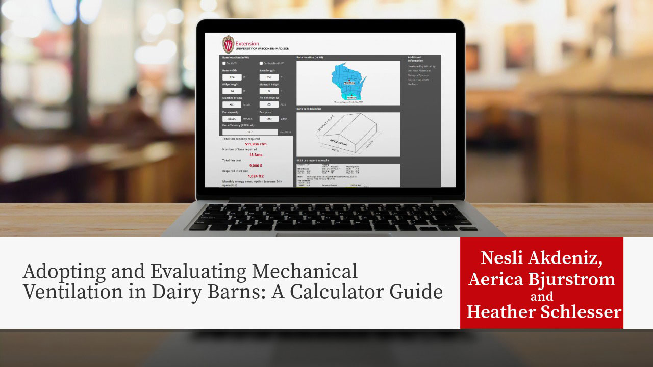 Adopting and Evaluating Mechanical Ventilation in Dairy Barns: A Calculator Guide
