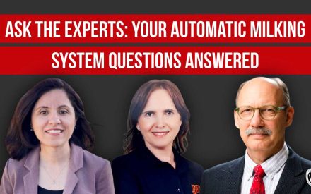 Ask the Experts: Your Automatic Milking System Questions Answered - Three dairy specialists with University of Wisconsin logo