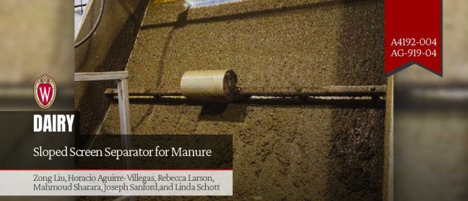 Sloped Screen Separator for Manure