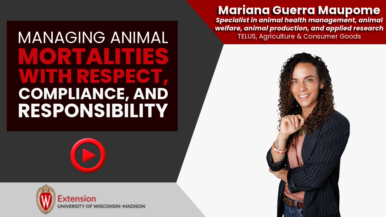Managing Animal Mortalities with Respect, Compliance, and Responsibility [Video] ▶️